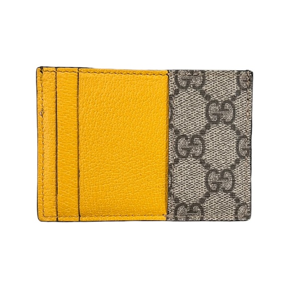 Gucci 3D Tiger Neo Vintage Monogram Card Holder Wallet - Picture 2 of 5